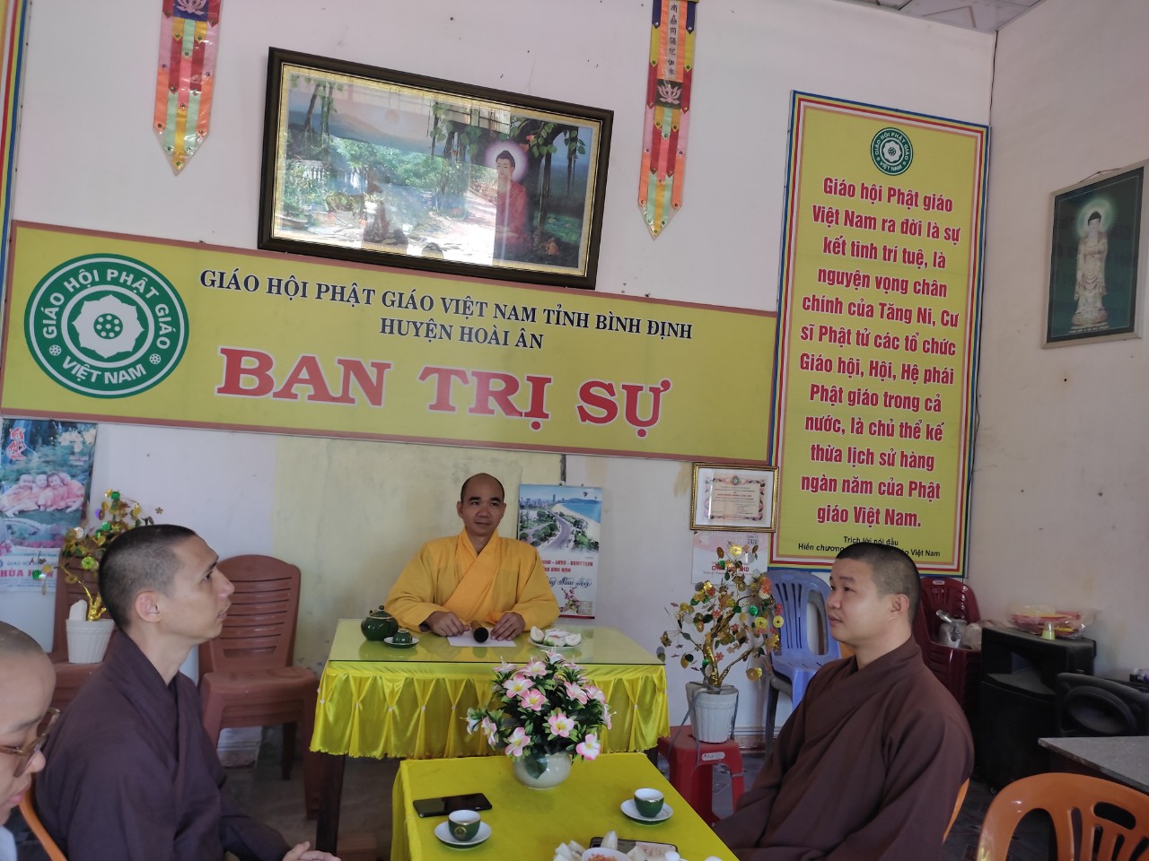 Ban Trị sự Phật giáo Hoài Ân họp tổ chức Phật đản PL.2568.